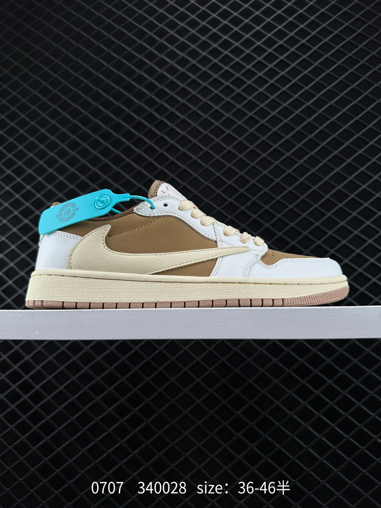 Fragment Design x Travis Scott x Nike Air Jordan 1 Low OG SP”Military Blue”